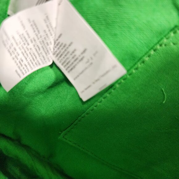 PARFOIS Green Jute Crocheted Crossbody Purse W/Antique Brass Chain Strap - Picture 13 of 13